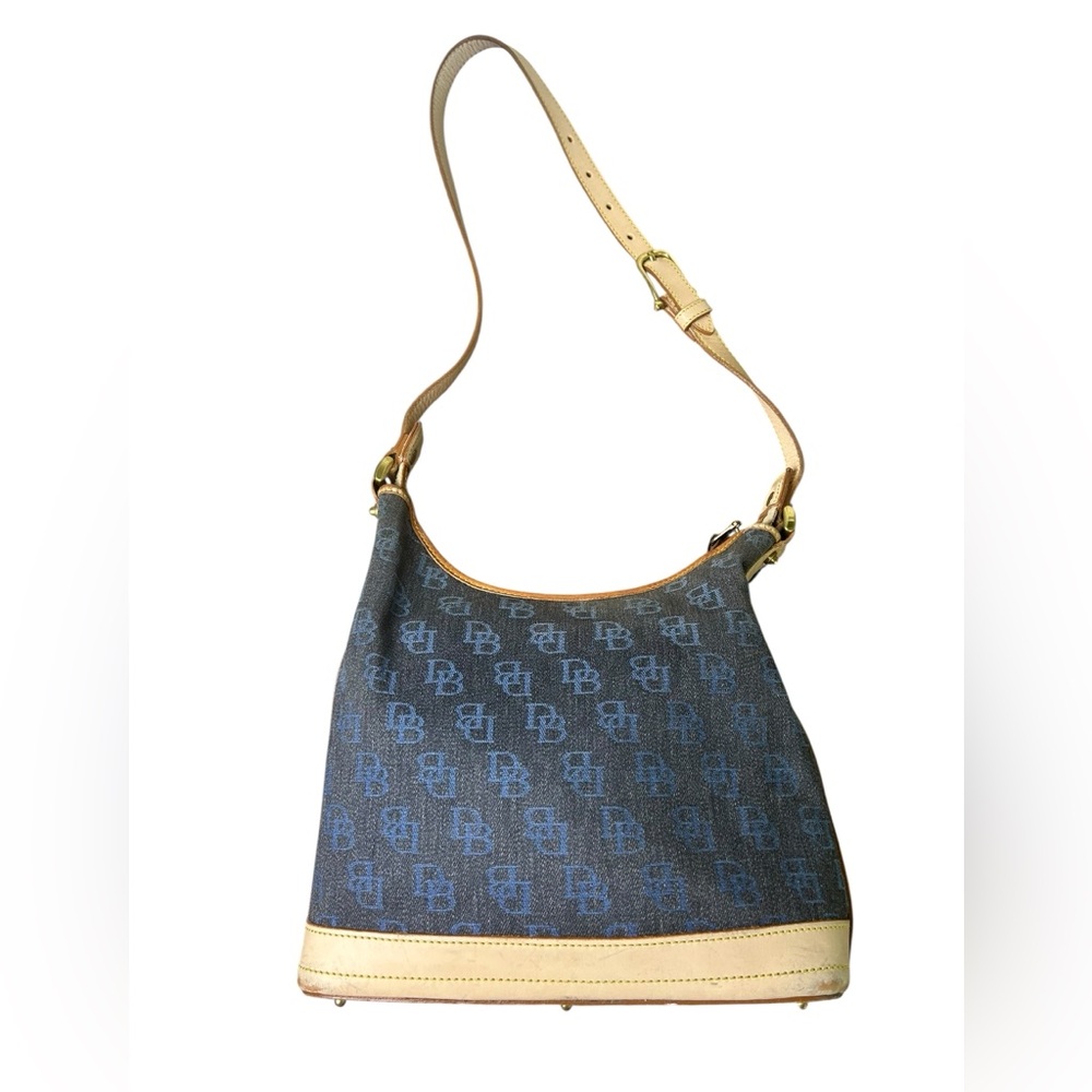 Vintage Dooney and Bourke Monogram Hobo Bag